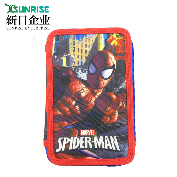 3 Zippers pencil case